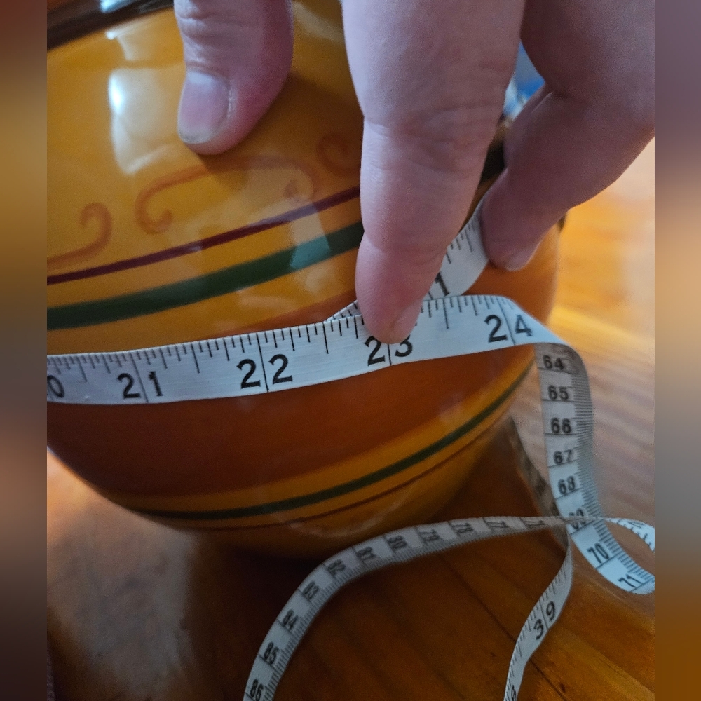 Celebrating Home 3 QT Pitcher Tuscan Gold Stoneware! - Picture 7 of 7